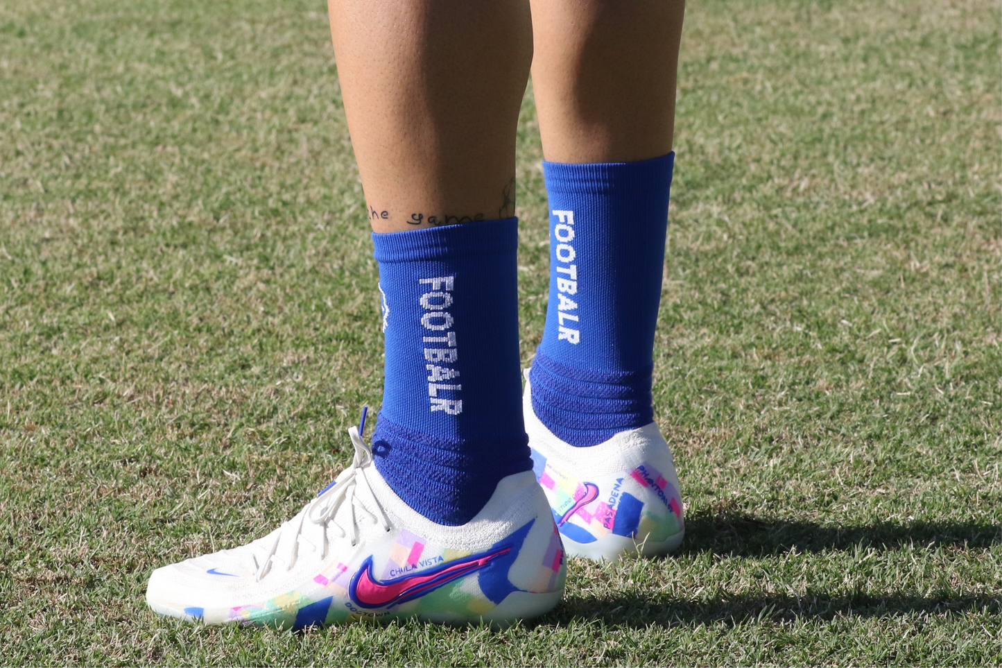 Footbalr Grip Sock (Royal blue)
