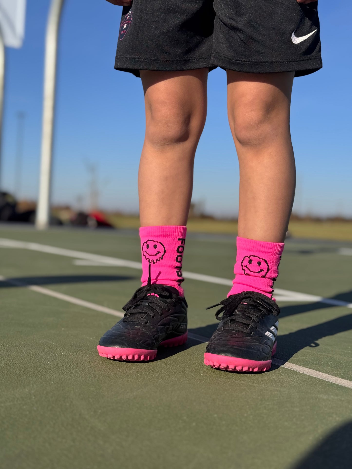 Little Footbalr Grip Socks